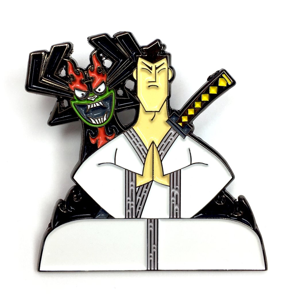 Samurai Jack Samurai Ninja Enamel Pin